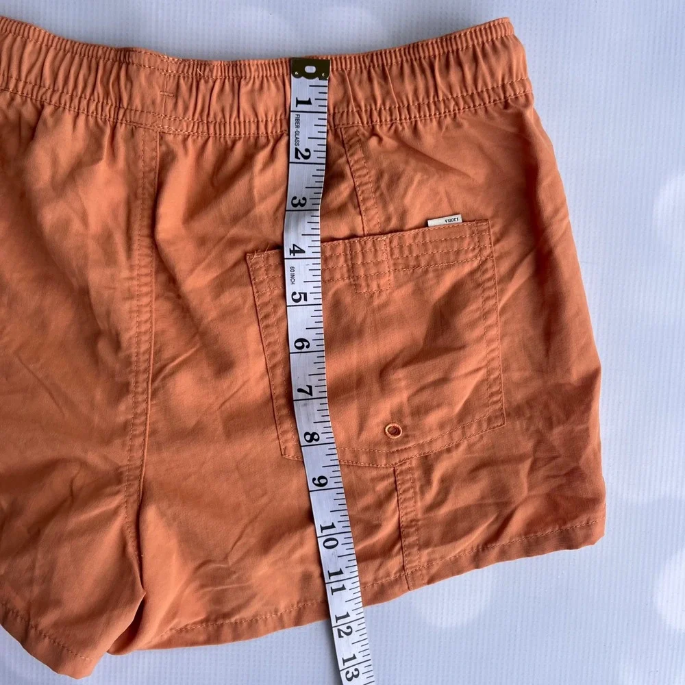 Vuori Womens Kore Short Burnt Orange Peach‎ Athletic Running Gym Shorts Size XS